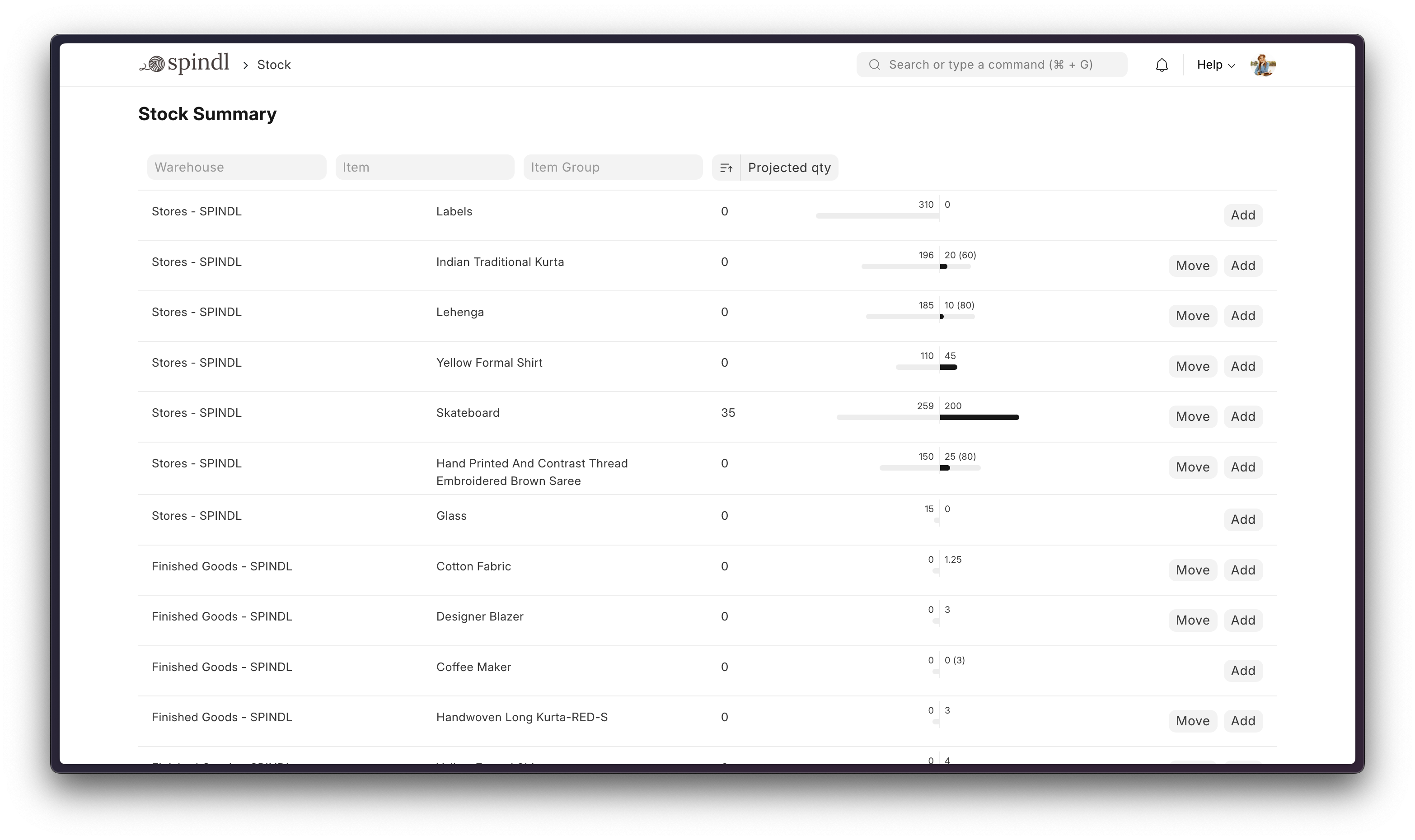 erpnext screenshot 3