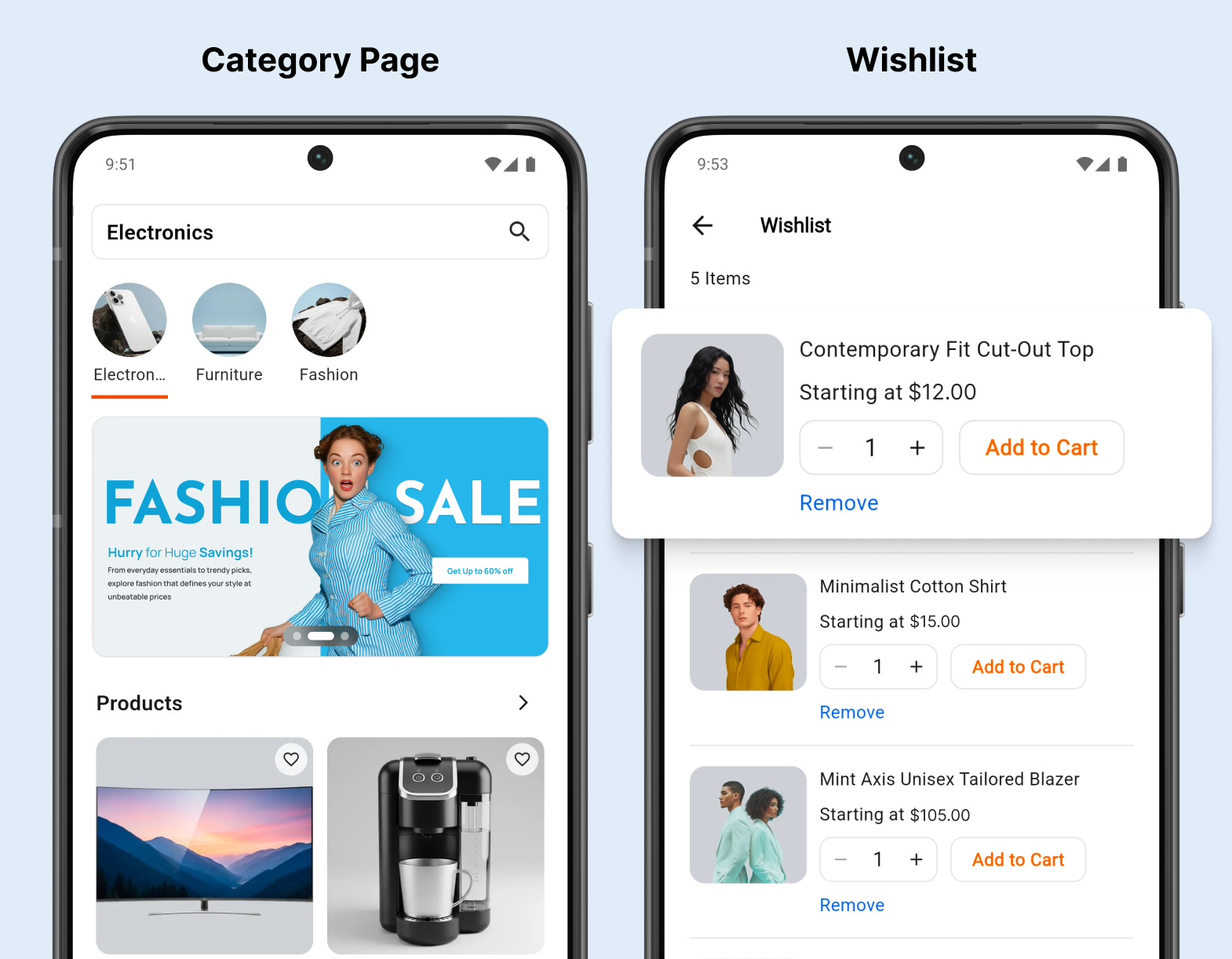 opensource-ecommerce-mobile-app screenshot 5