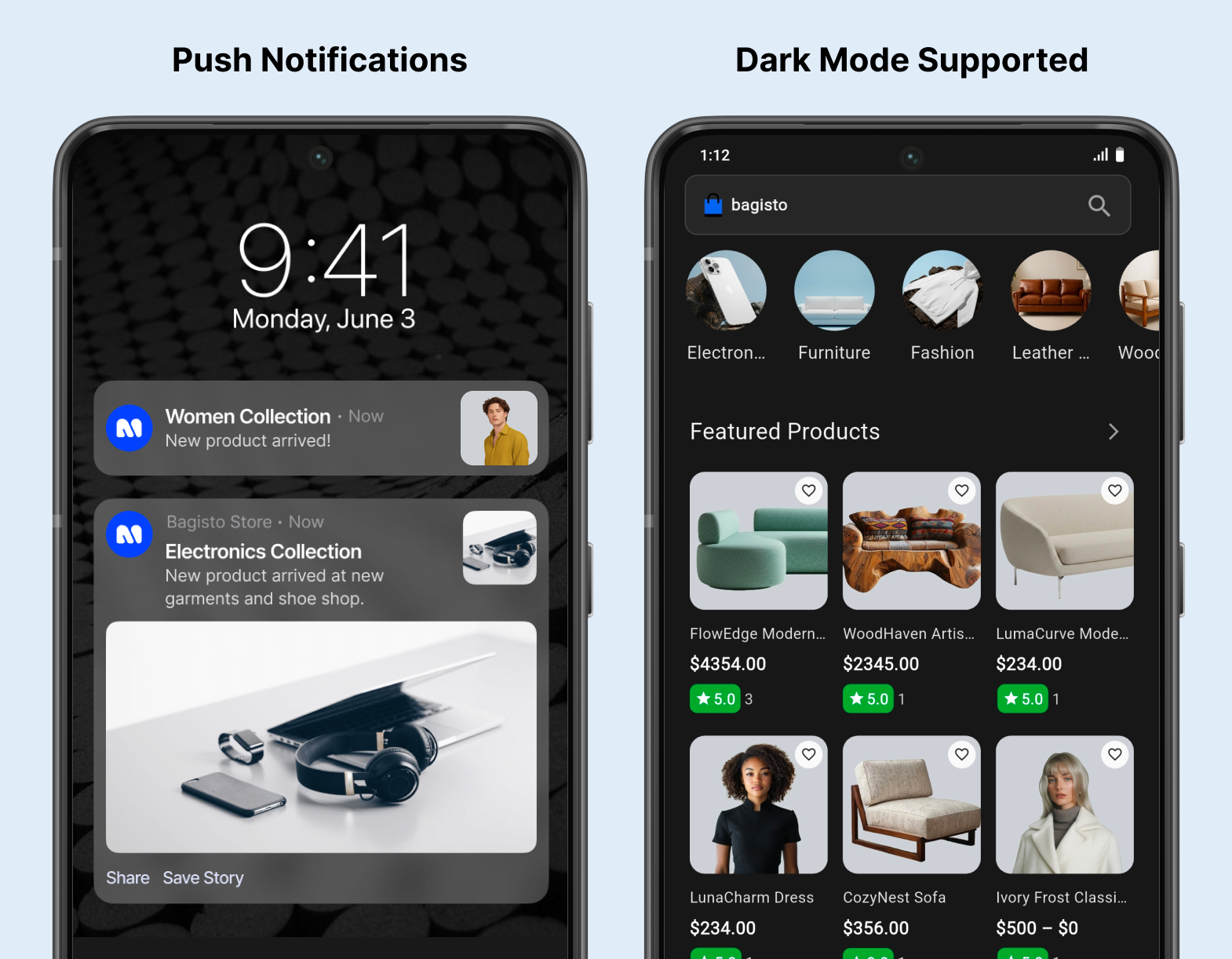 opensource-ecommerce-mobile-app screenshot 3