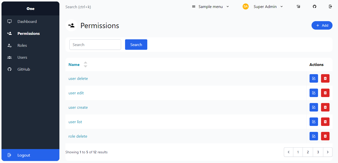 laravel-vue-admin-panel screenshot 4