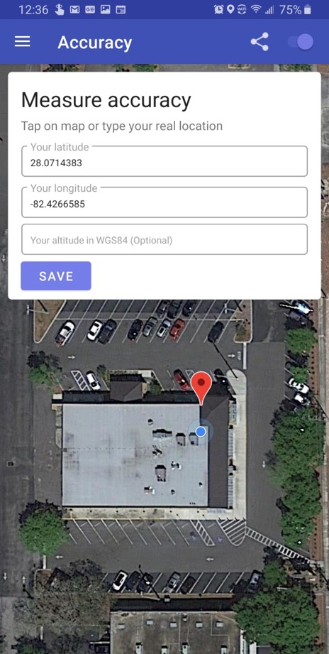 gpstest screenshot 4