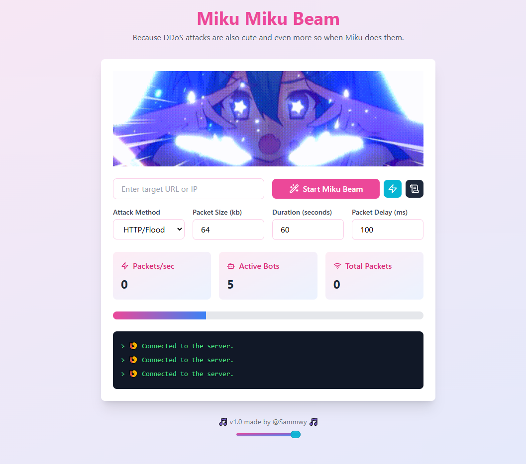 MikuMikuBeam screenshot 1