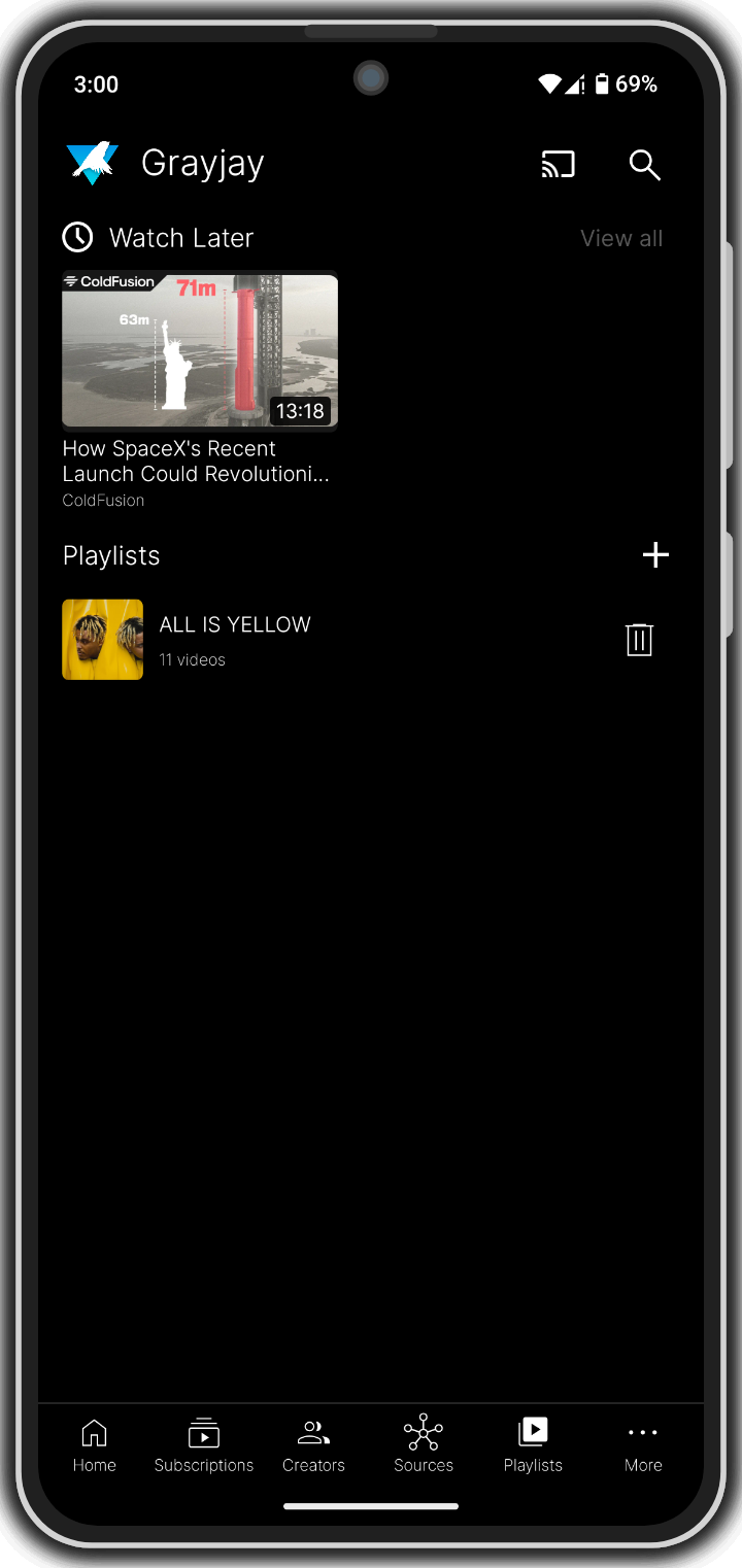 grayjay-android screenshot 13