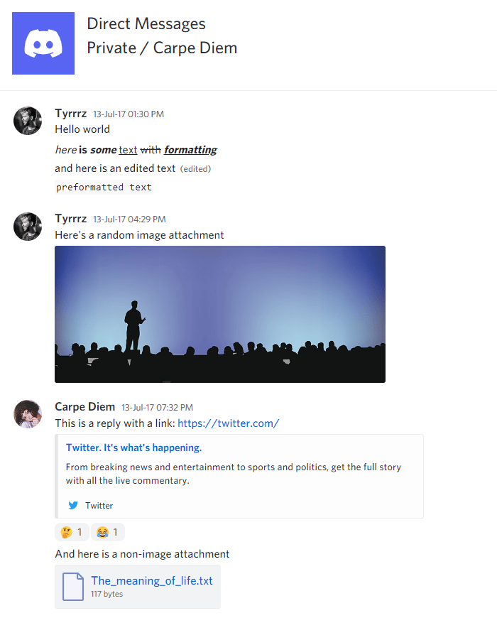 DiscordChatExporter screenshot 2