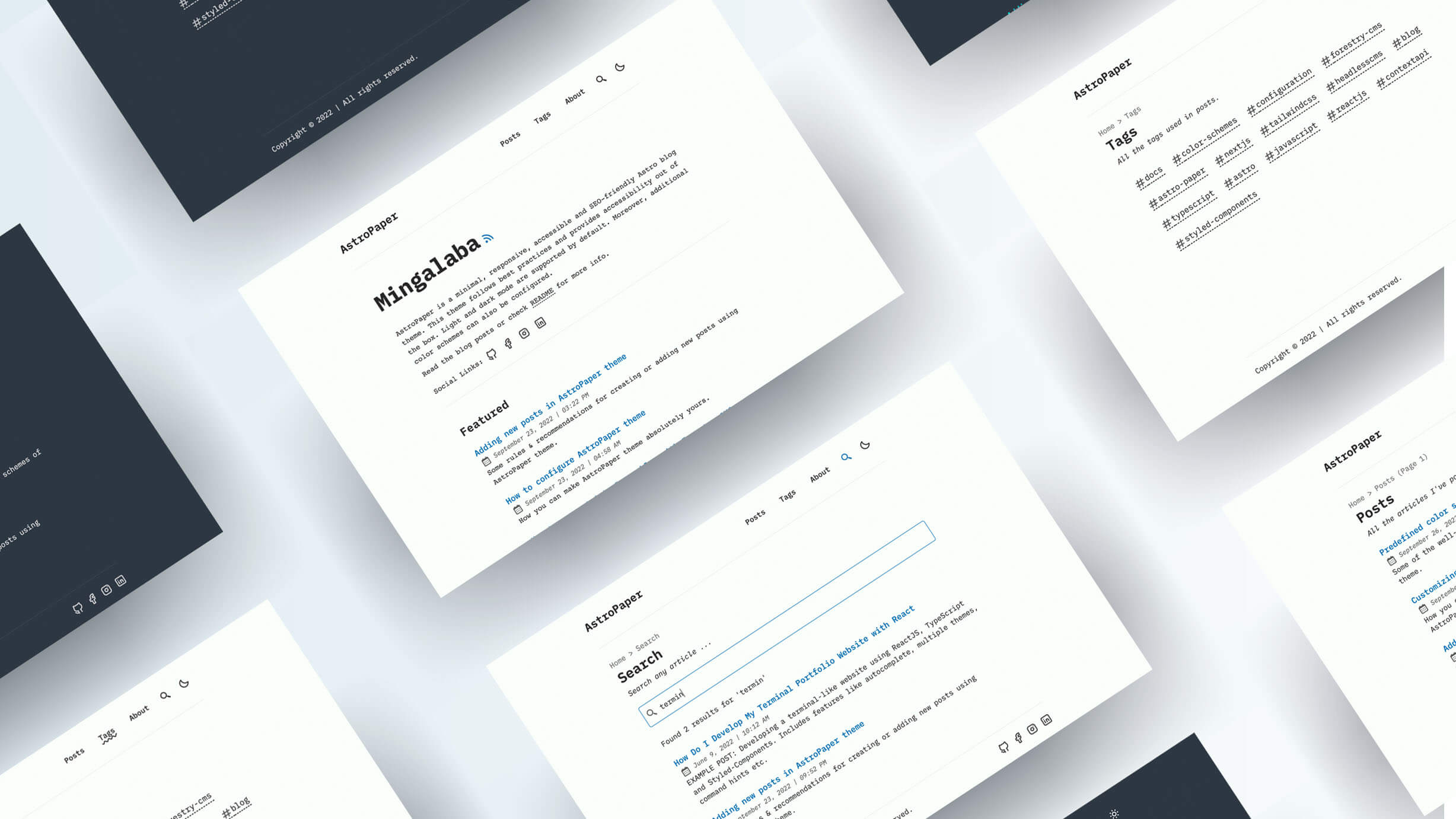 astro-paper screenshot 1