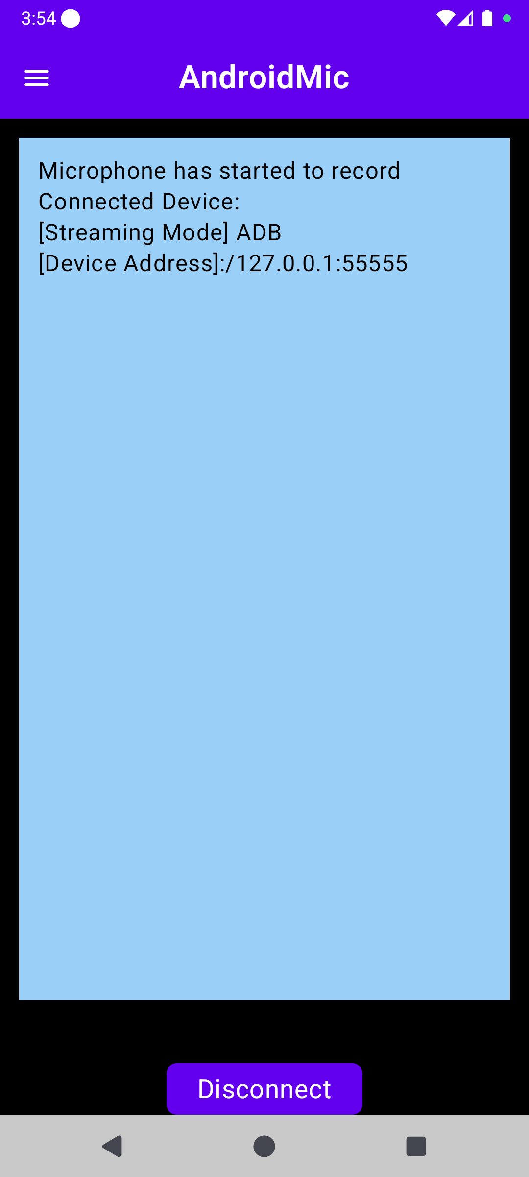 AndroidMic screenshot 2