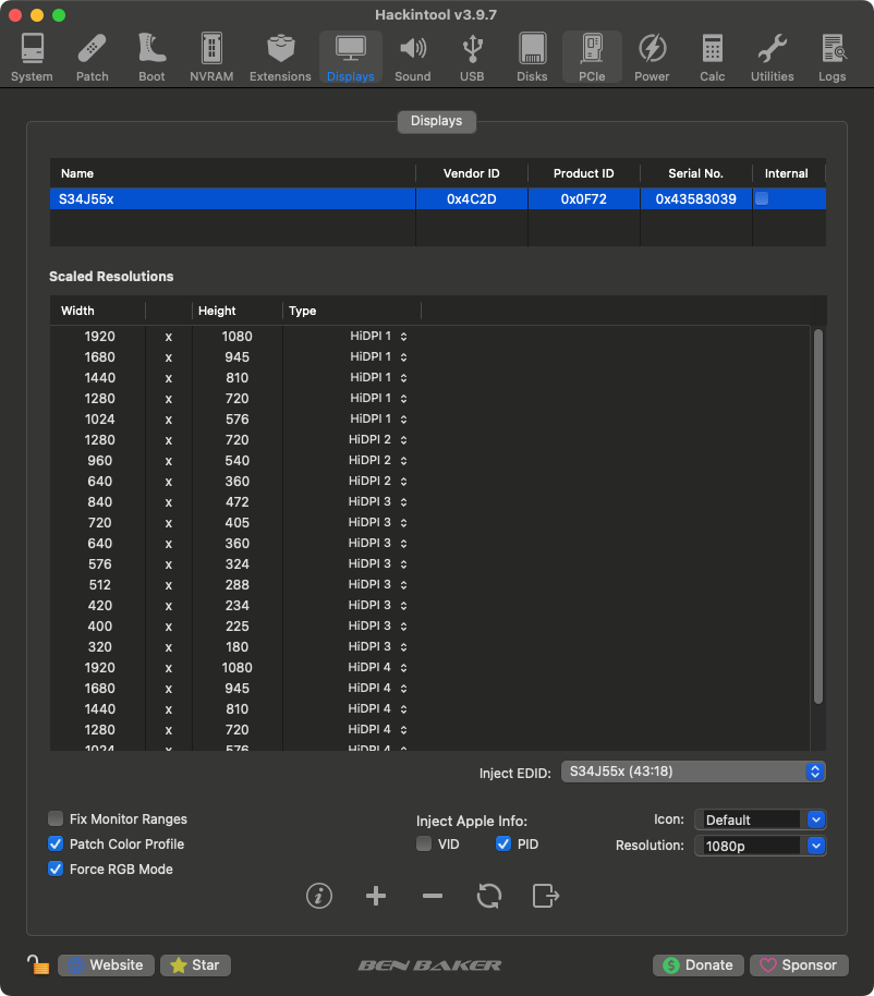 Hackintool screenshot 7