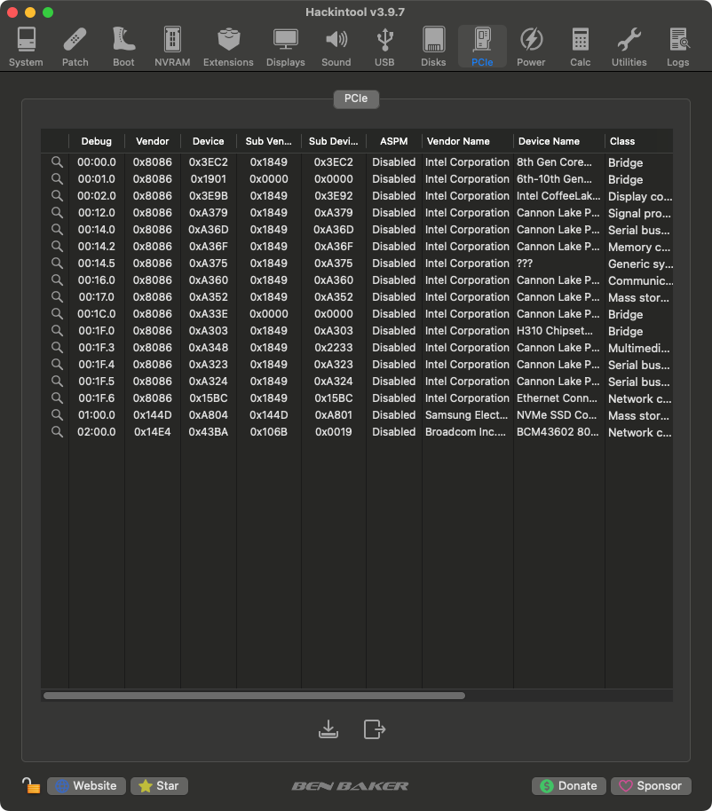 Hackintool screenshot 11