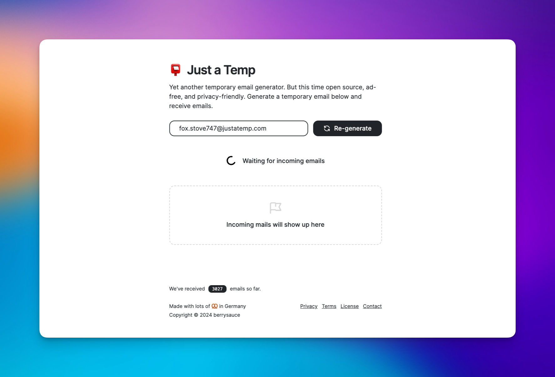 justatemp screenshot 1