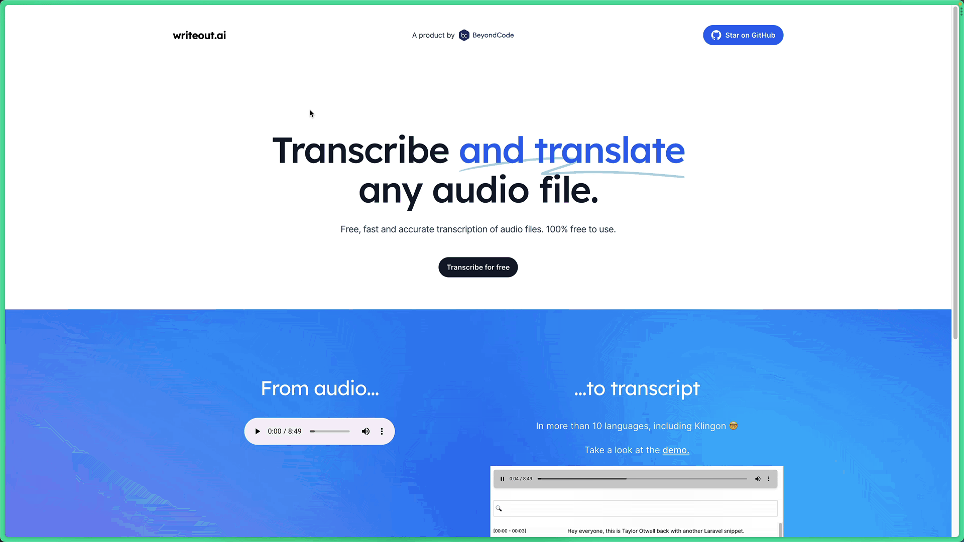 writeout.ai screenshot 1