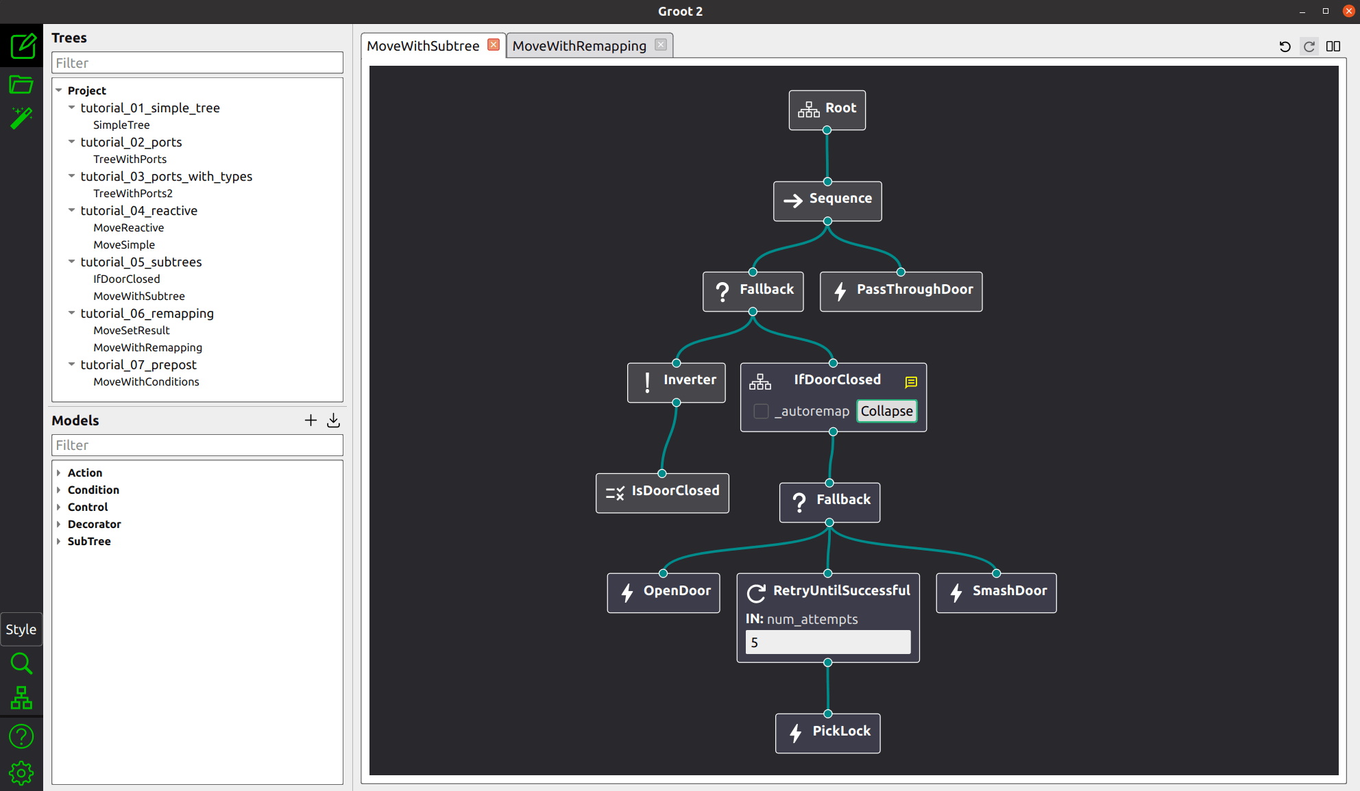 BehaviorTree.CPP screenshot 2