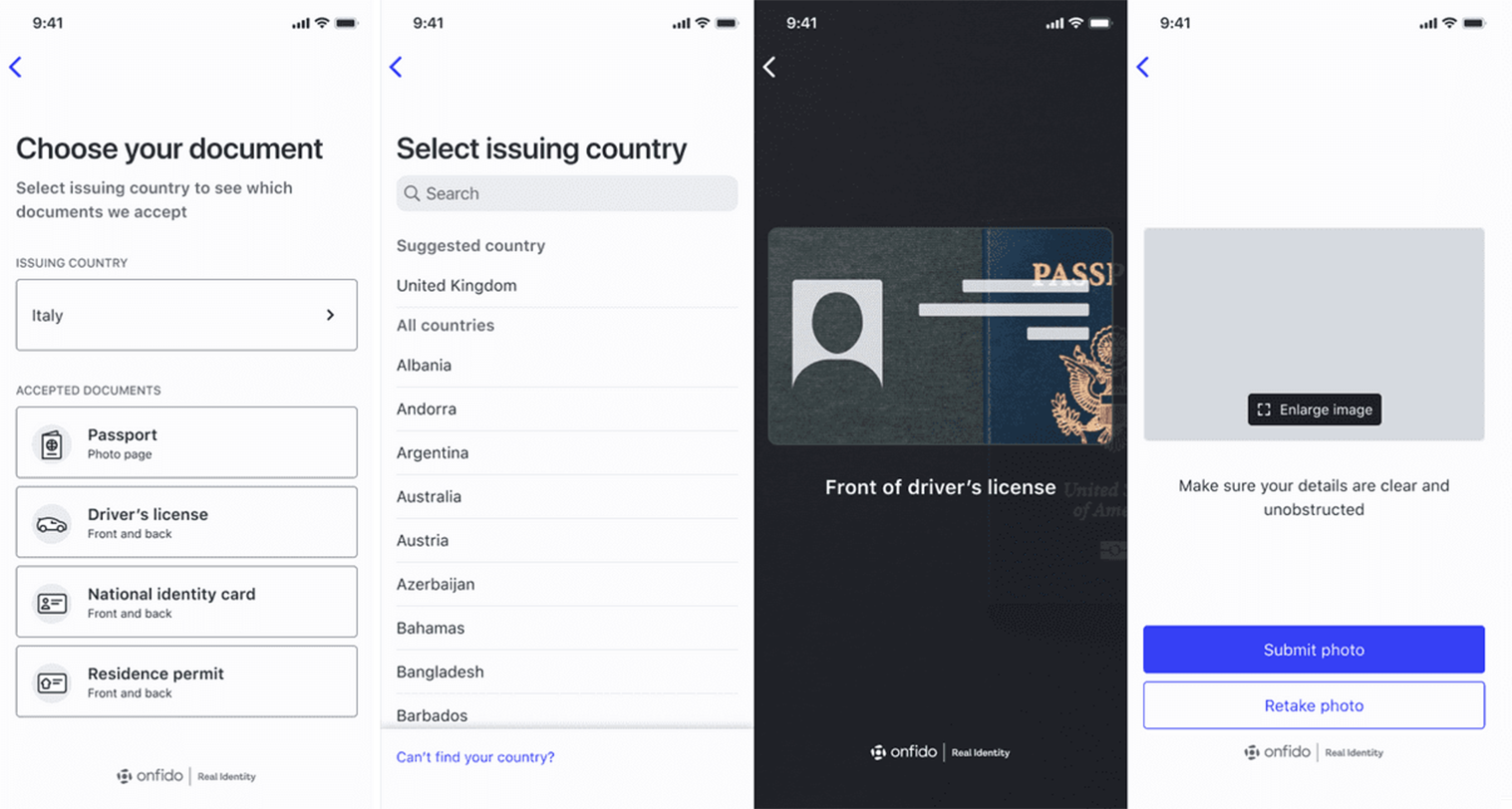 onfido-ios-sdk screenshot 2