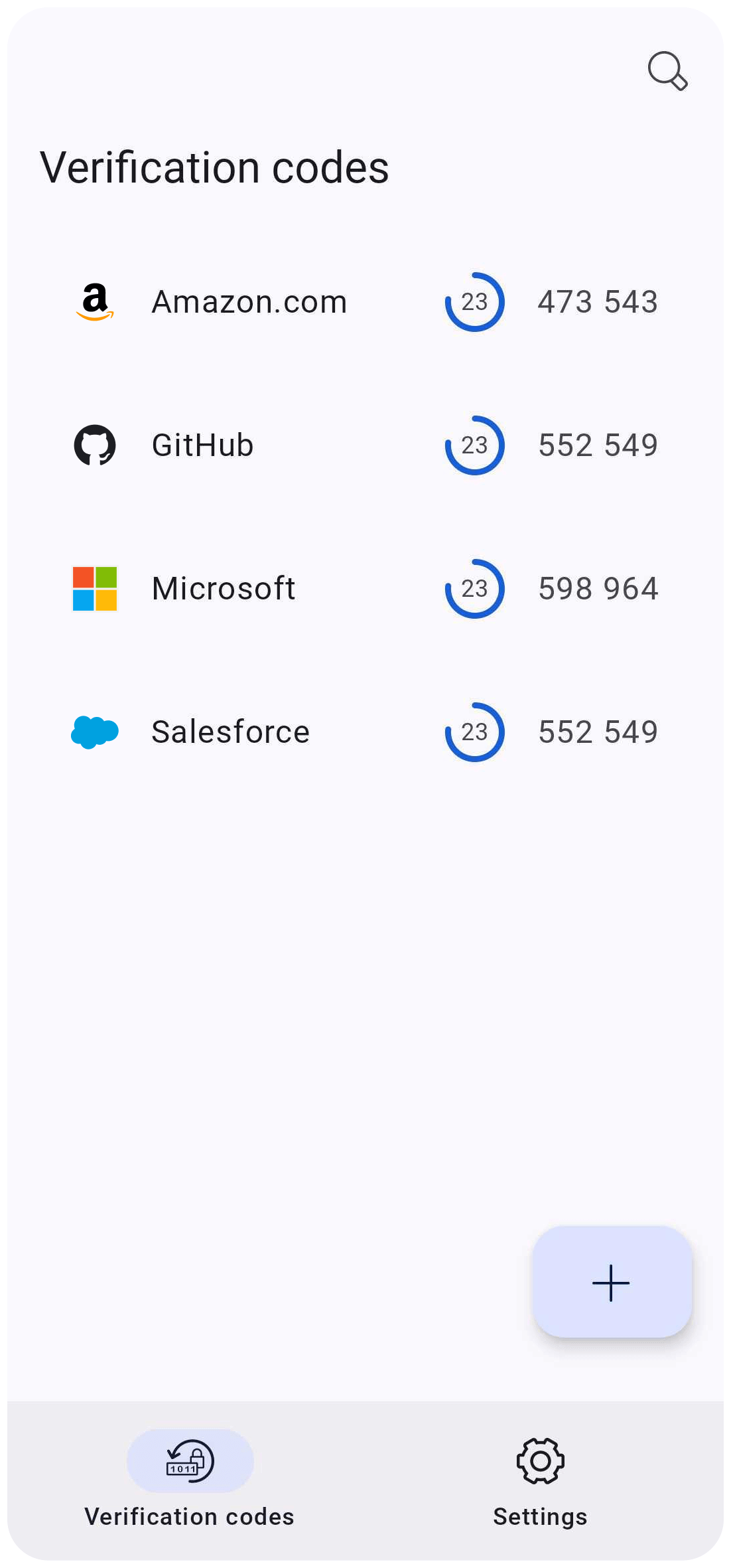 authenticator-android screenshot 1