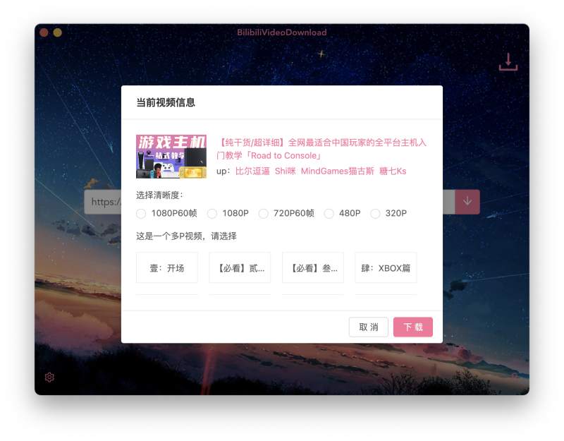 BilibiliVideoDownload screenshot 4