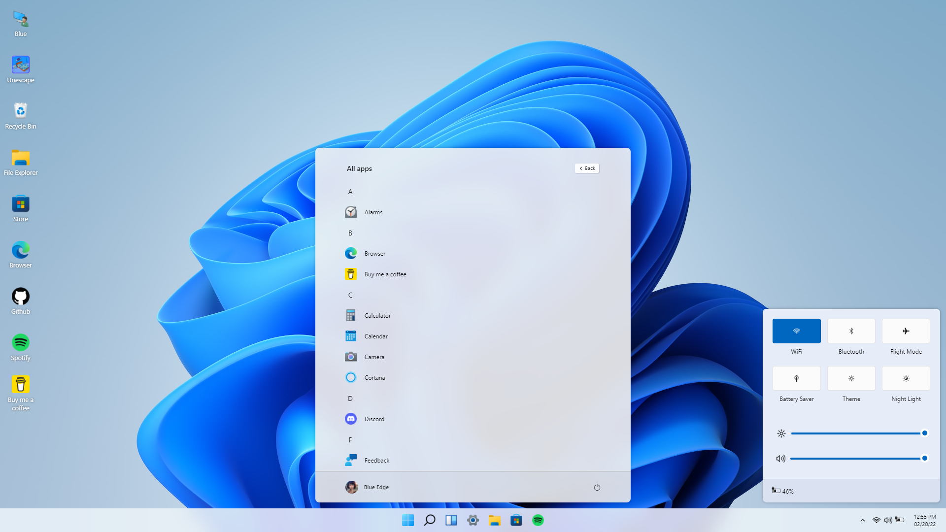win11React screenshot 2