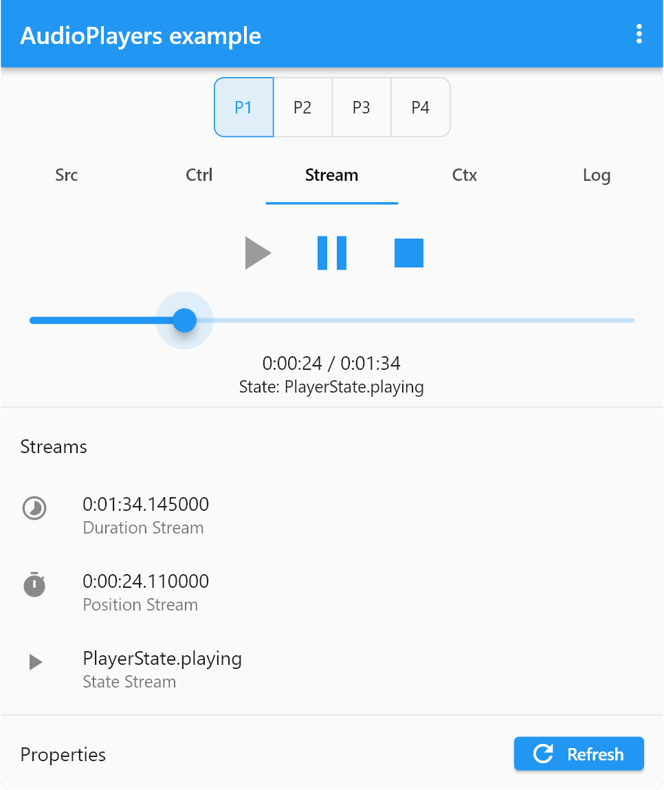 audioplayers screenshot 3