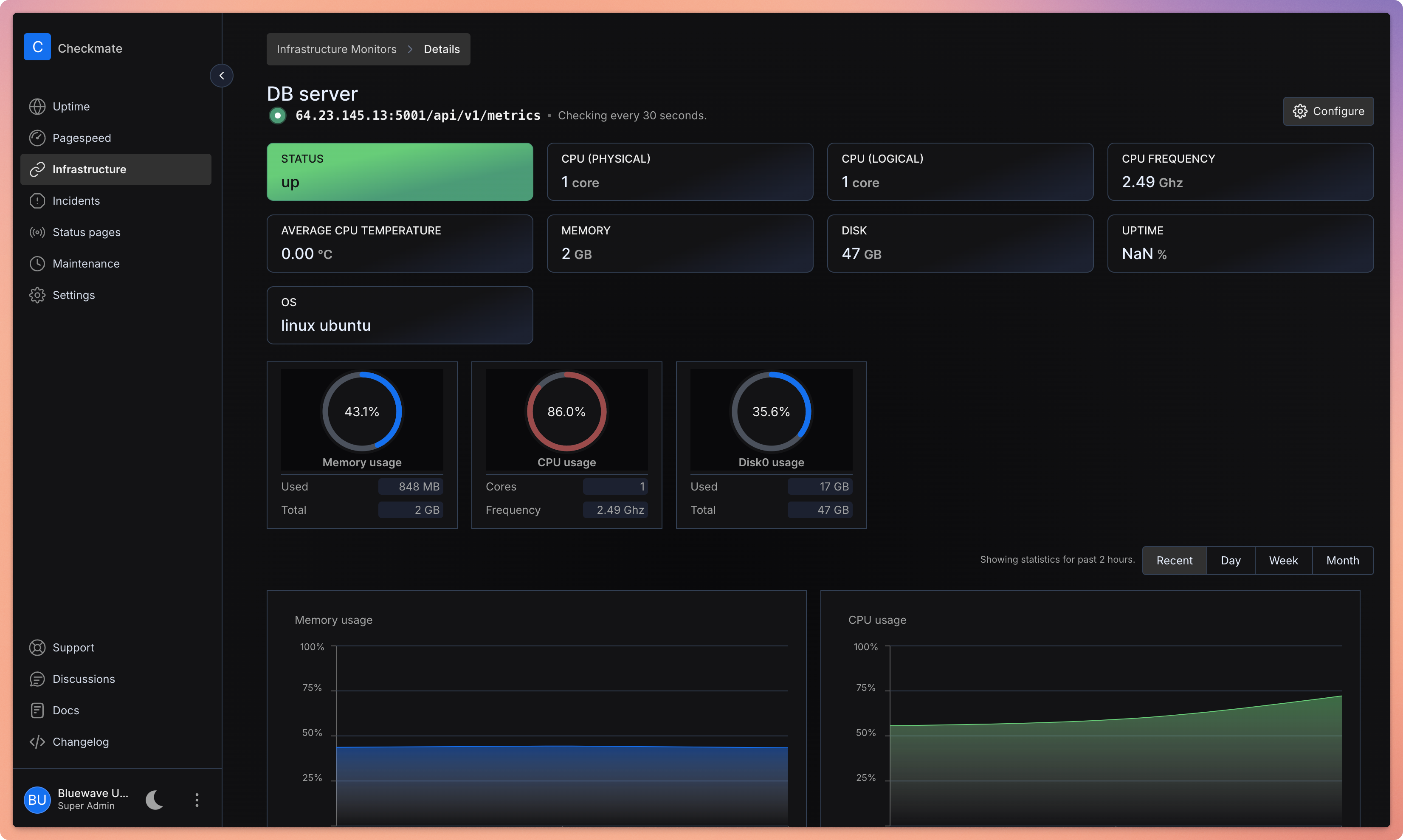 bluewave-uptime screenshot 6