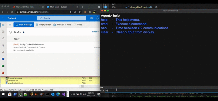 azureOutlookC2 screenshot 1