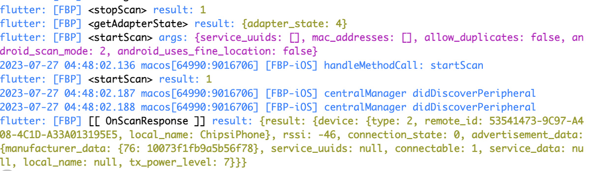 flutter_blue_plus screenshot 4