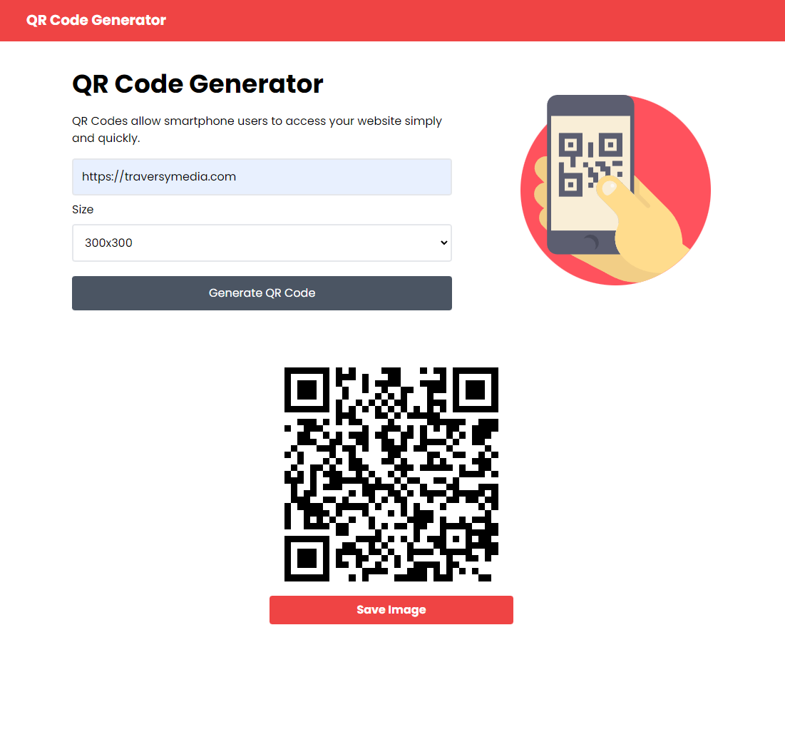 qr-code-generator screenshot 1
