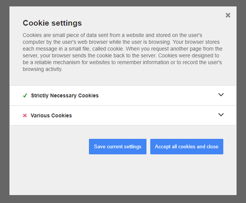 cookieconsent screenshot 1