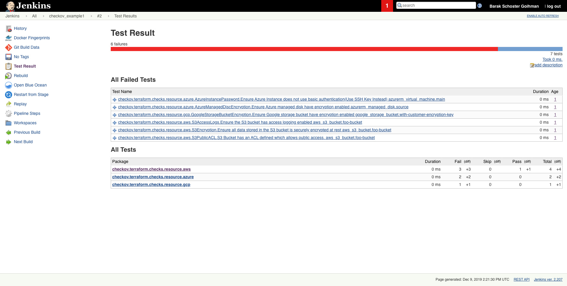 checkov screenshot 3