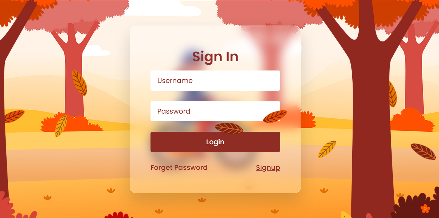 Login-Form screenshot 1