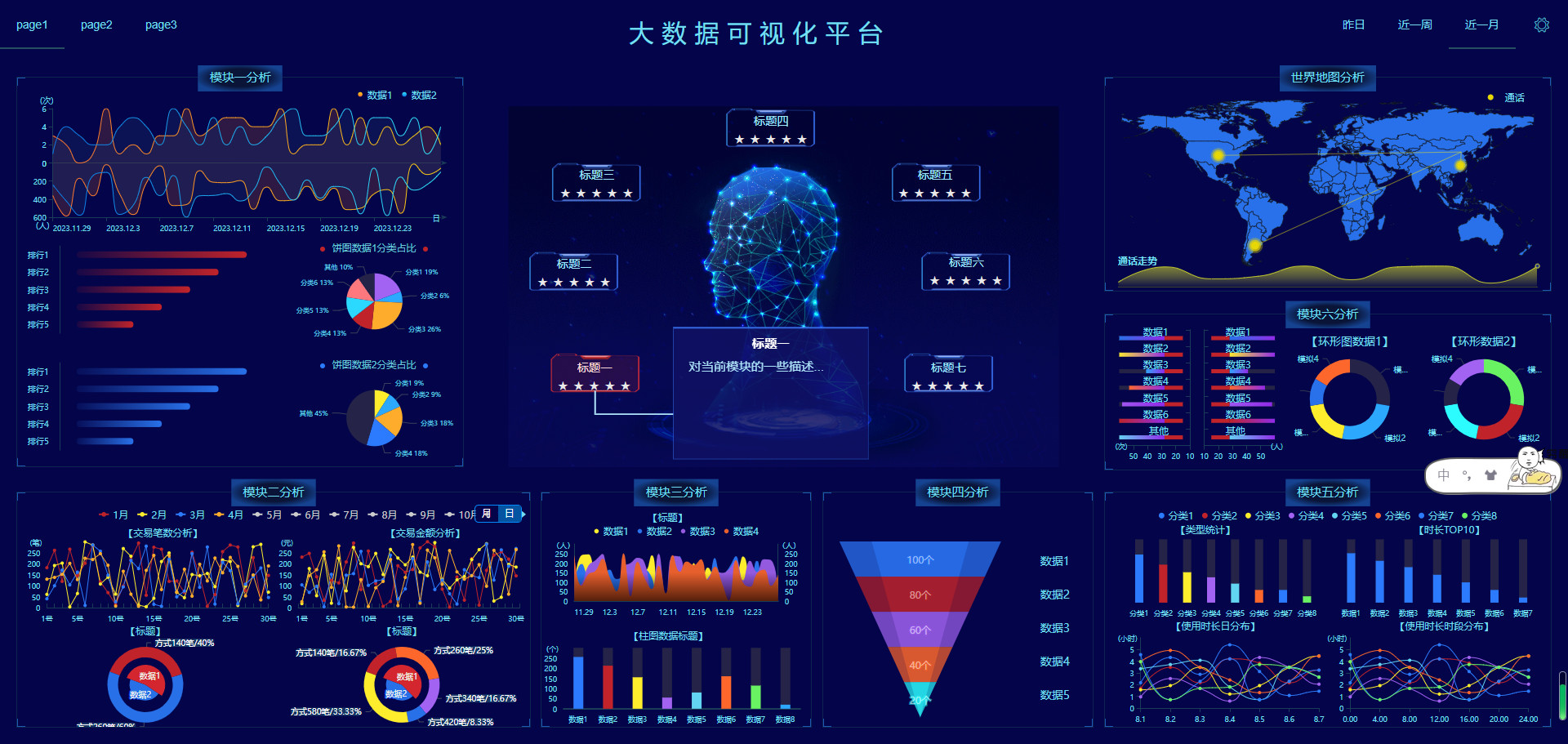 vue-echarts screenshot 1