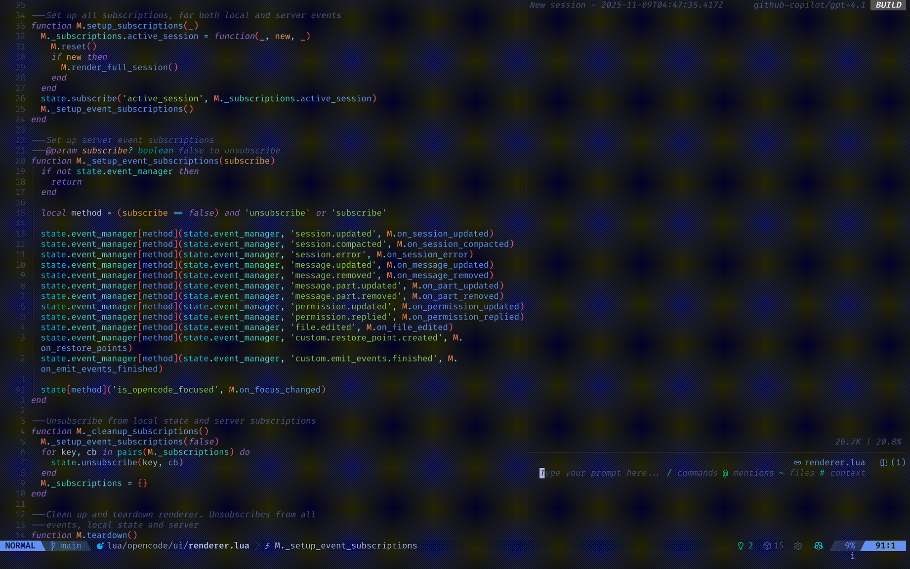 opencode.nvim screenshot 1