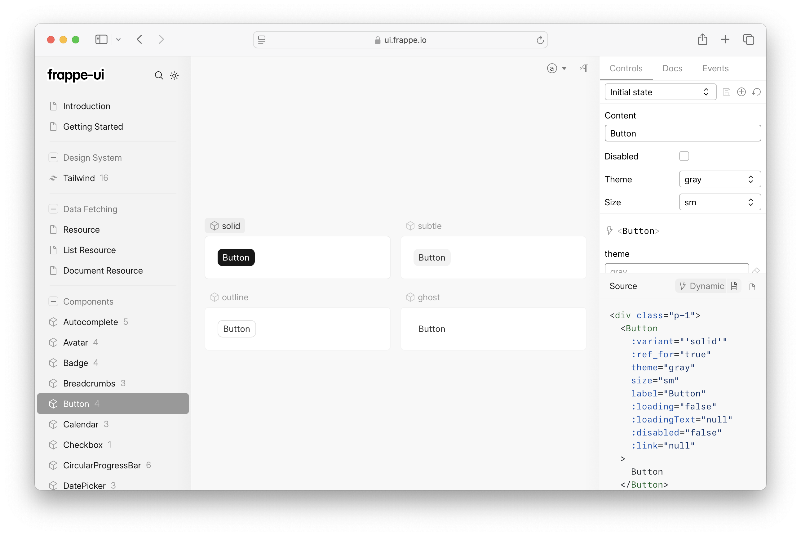 frappe-ui screenshot 1