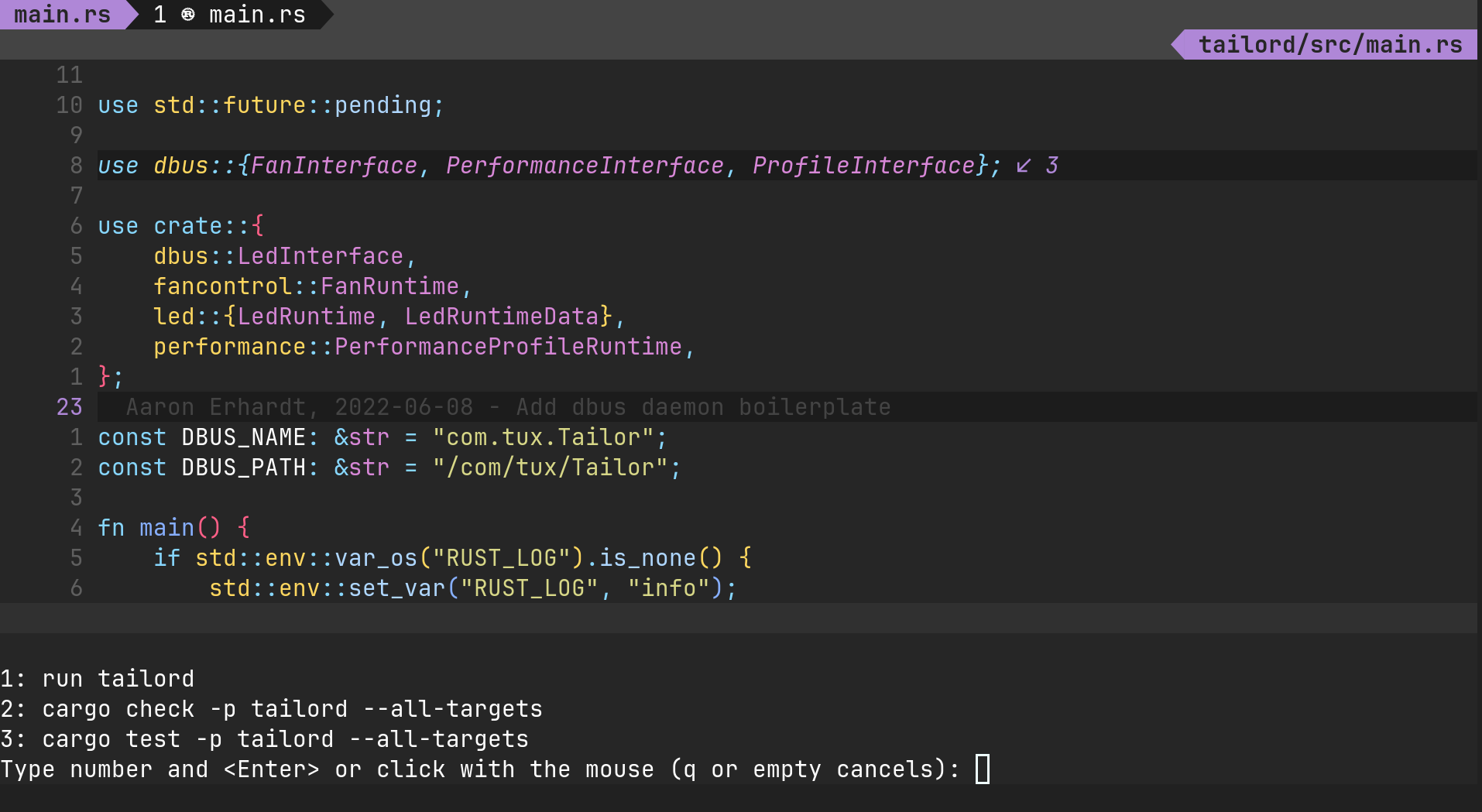 rustaceanvim screenshot 3