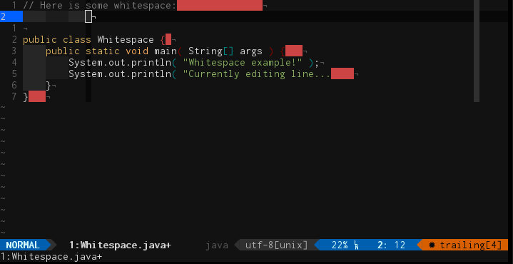 vim-better-whitespace screenshot 3