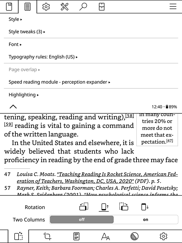 koreader screenshot 1