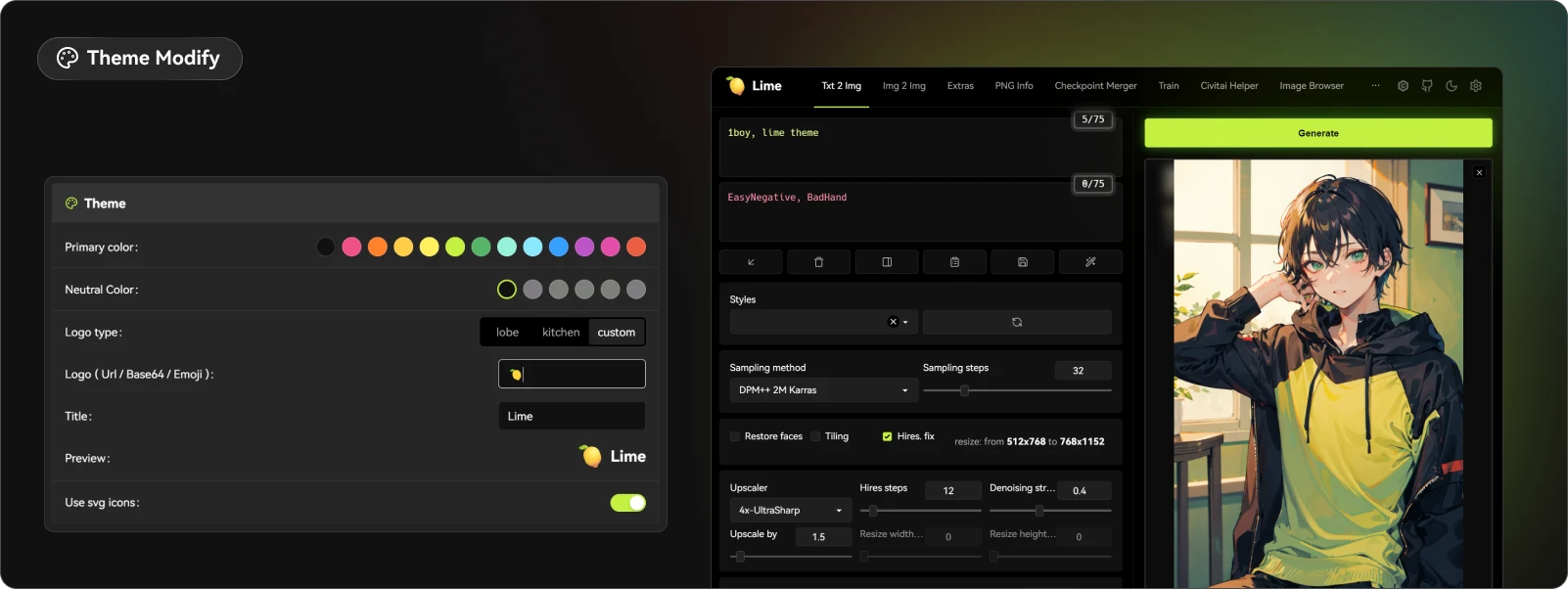 sd-web-ui-kitchen-theme screenshot 3