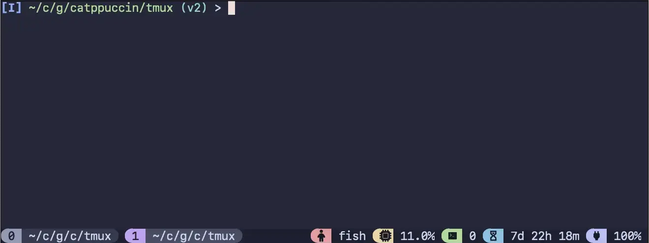 tmux screenshot 5