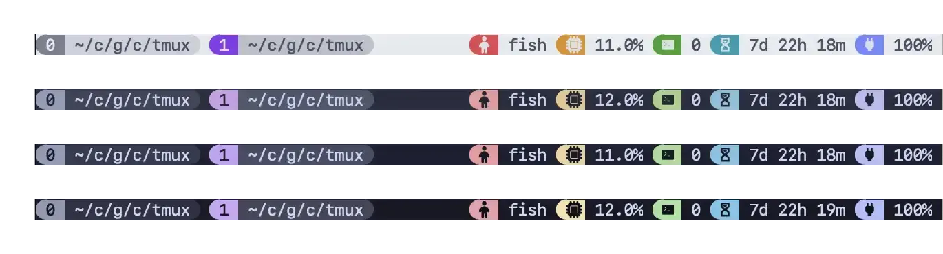 tmux screenshot 2