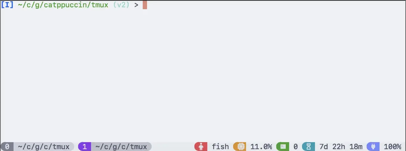 tmux screenshot 3