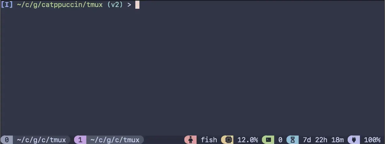 tmux screenshot 4