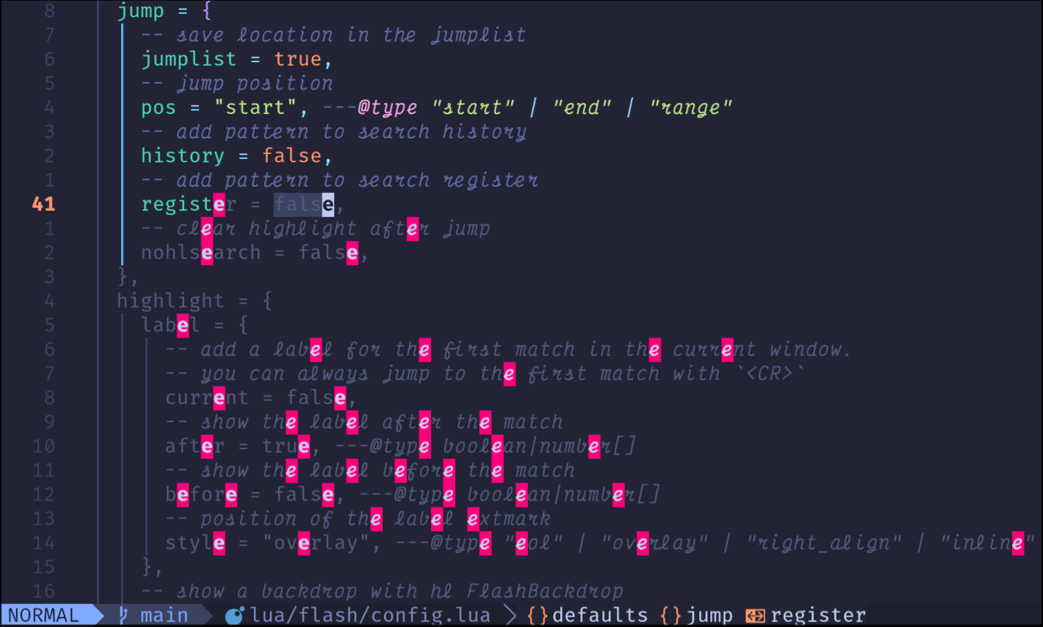 flash.nvim screenshot 3