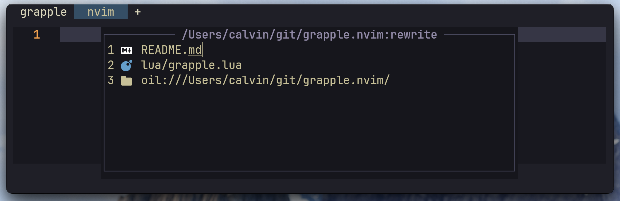 grapple.nvim screenshot 1