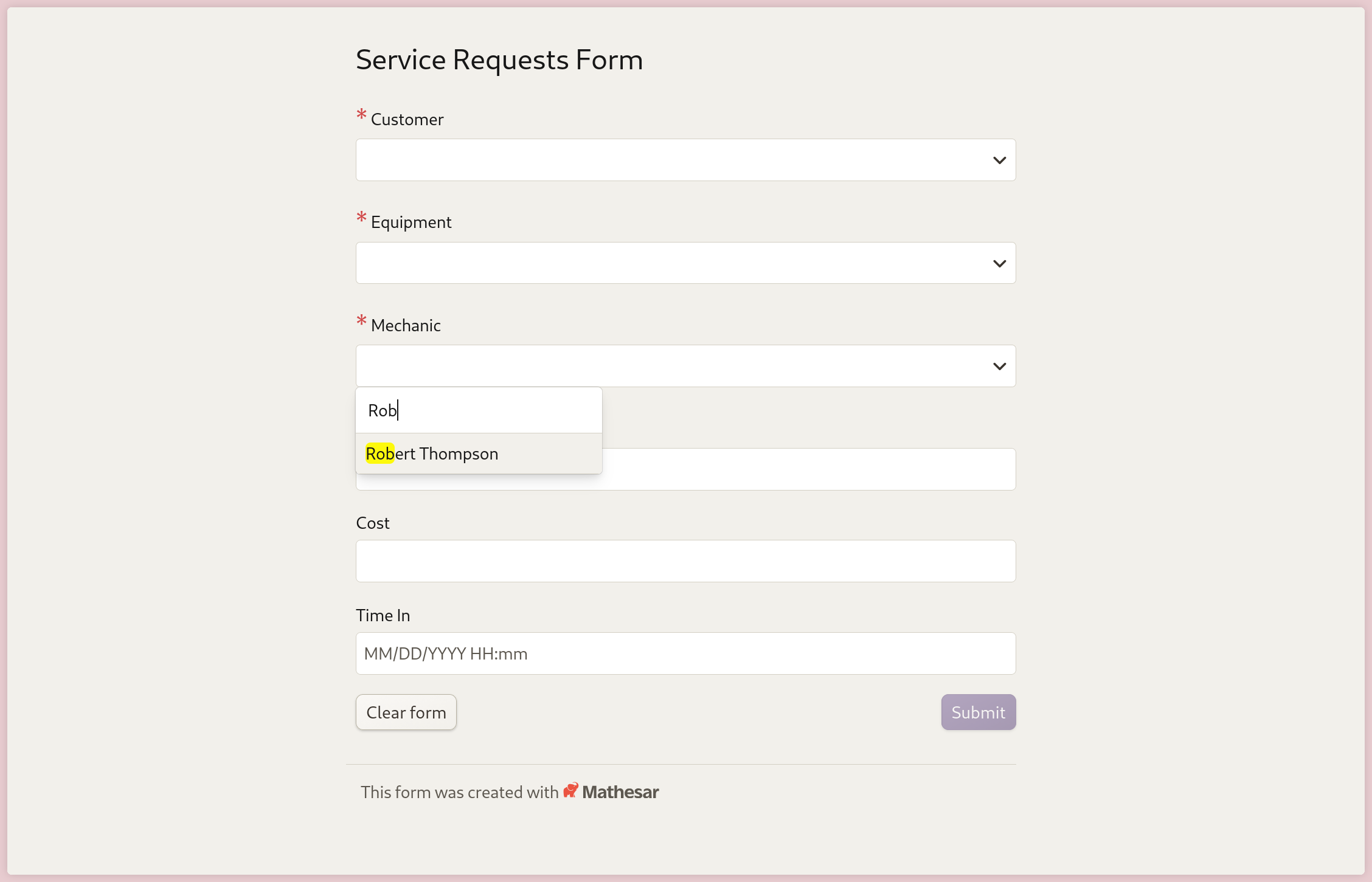 mathesar screenshot 11
