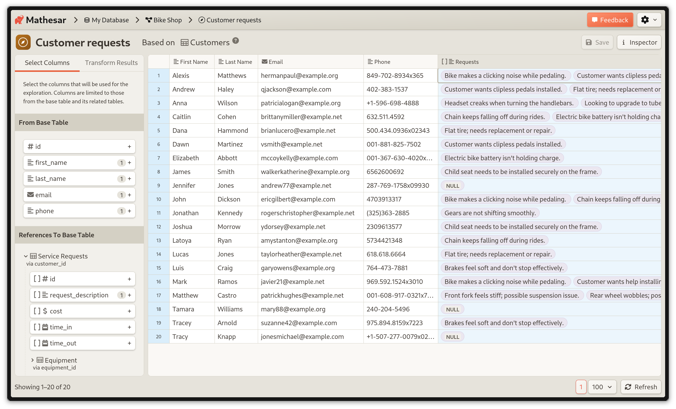 mathesar screenshot 12
