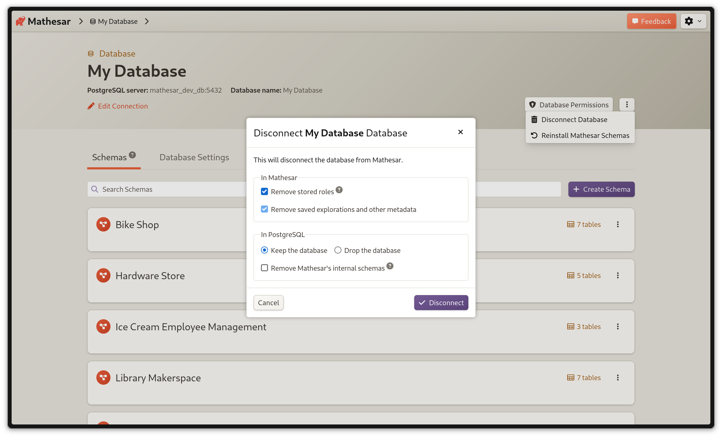 mathesar screenshot 14