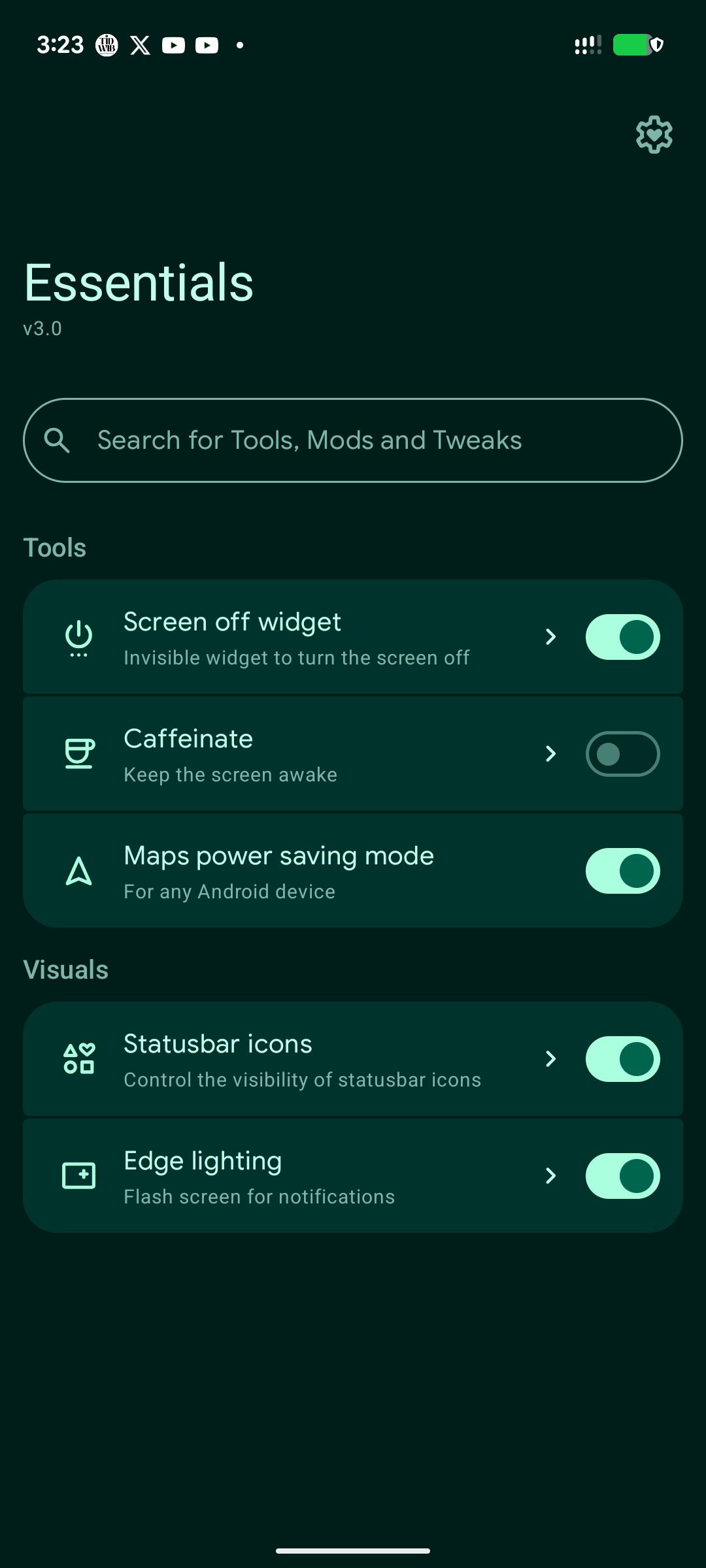 essentials screenshot 2