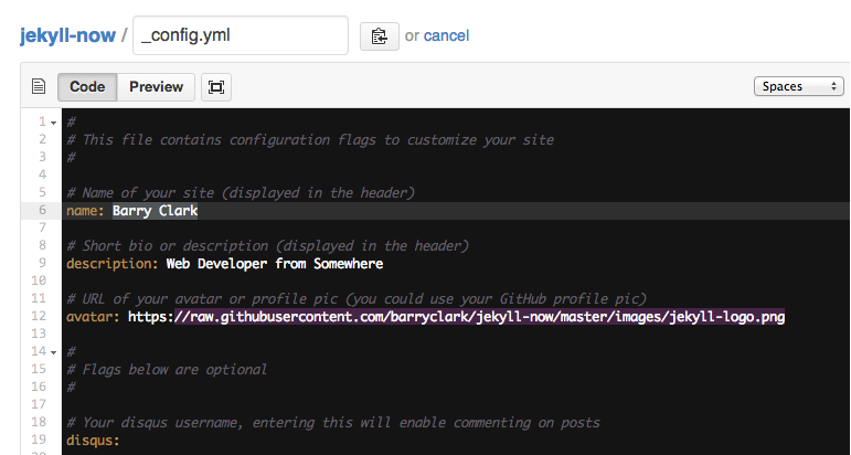 jekyll-now screenshot 3