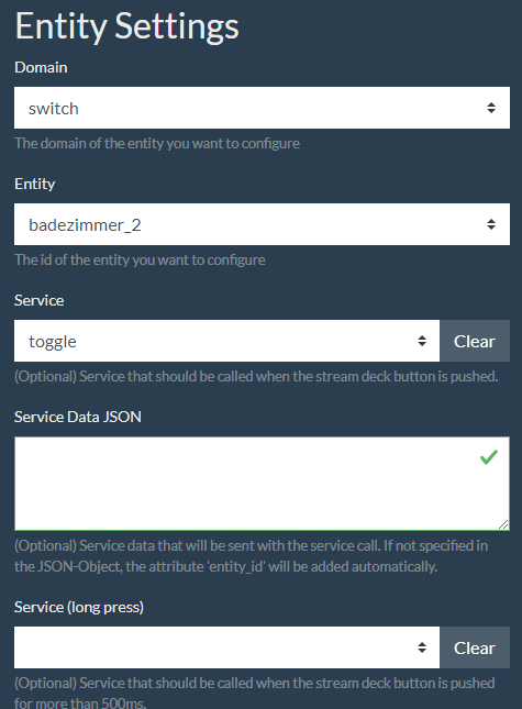 streamdeck-homeassistant screenshot 3