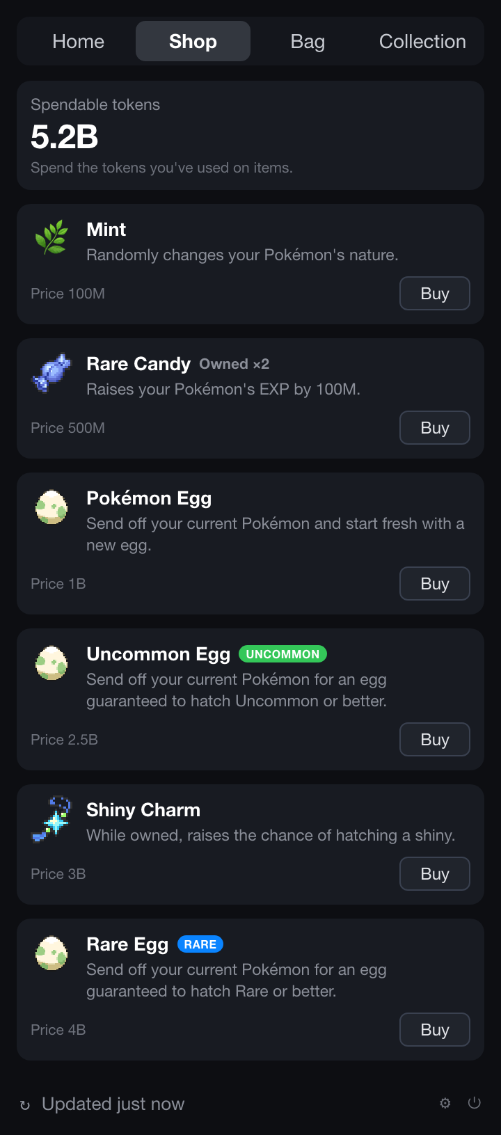 PokeTokenBar screenshot 9