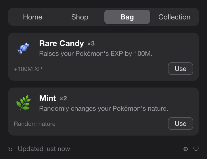 PokeTokenBar screenshot 8