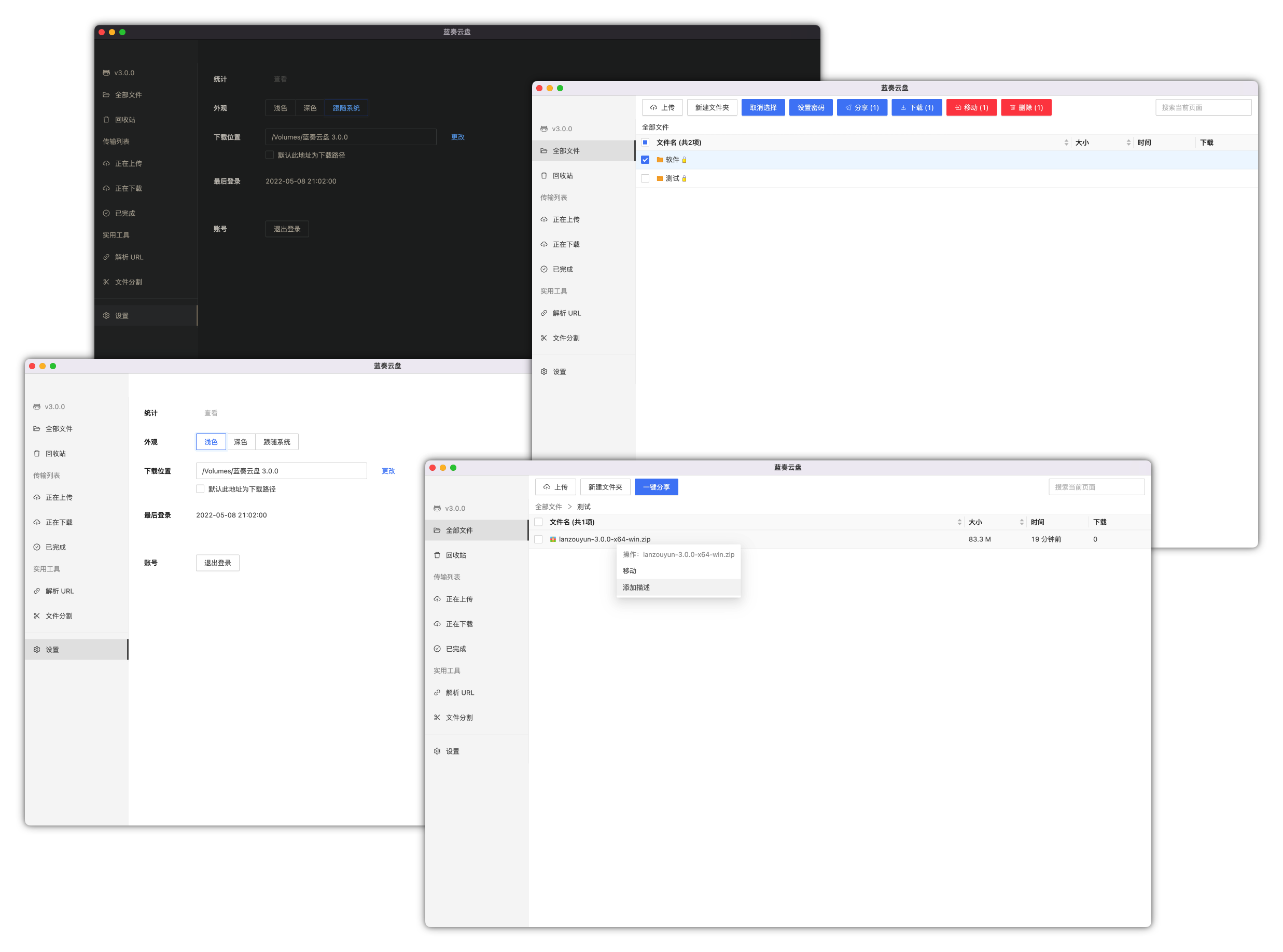 lanzouyun-disk screenshot 1
