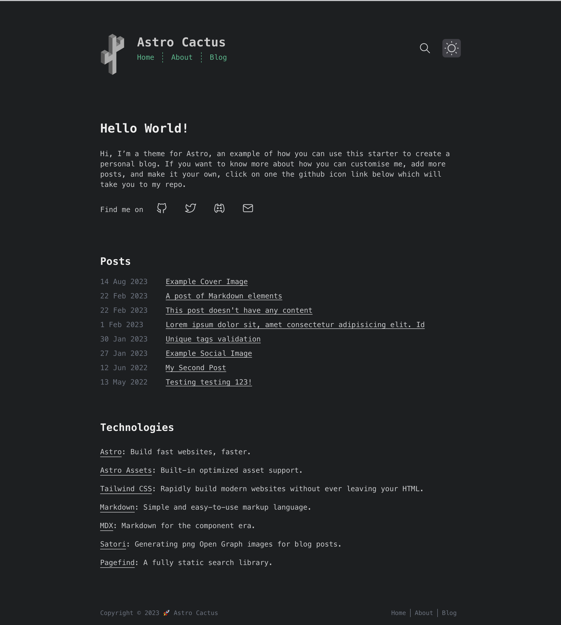 astro-theme-cactus screenshot 3
